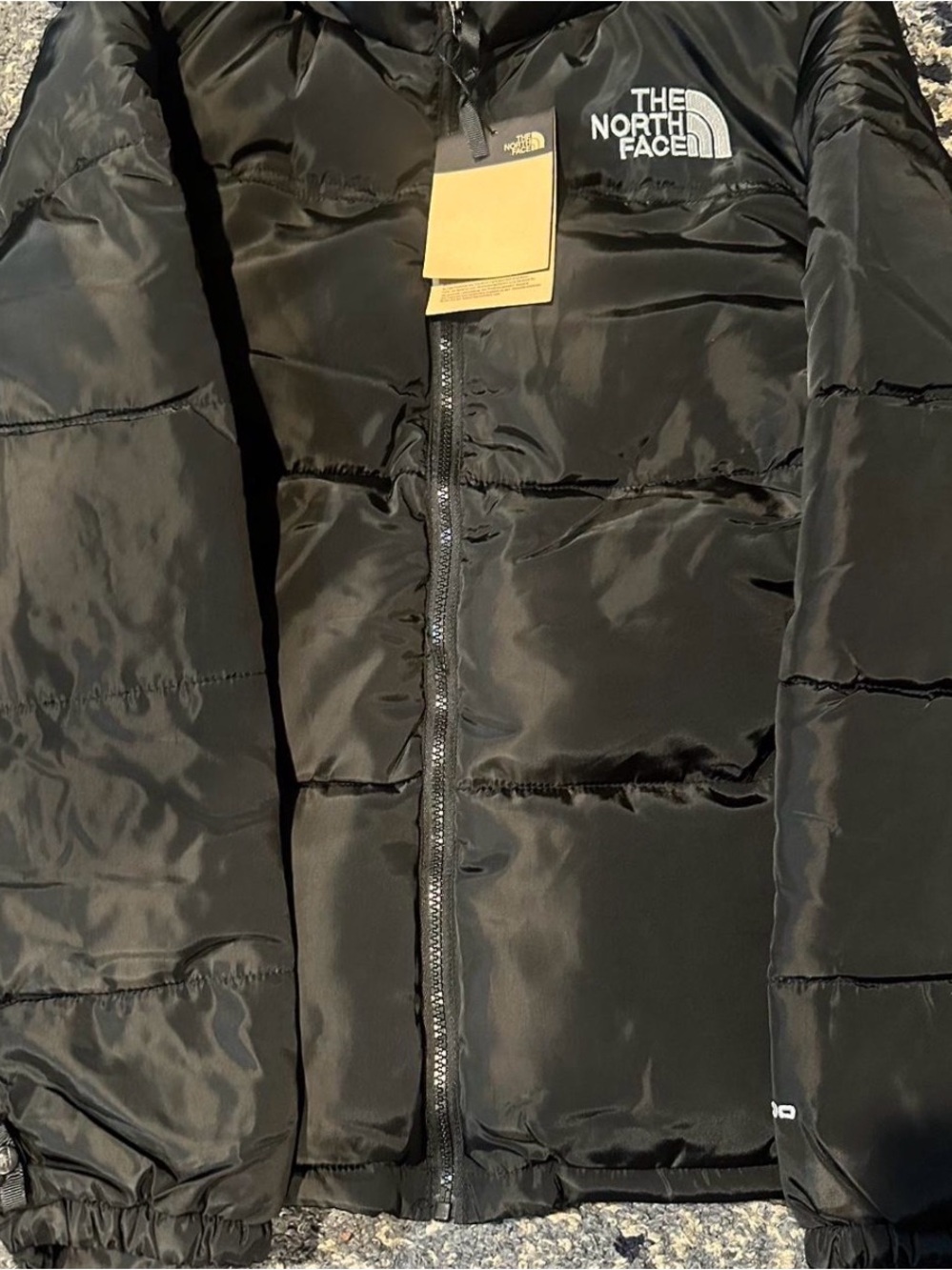 The North Face Black Quilted Puffer Jacket 700